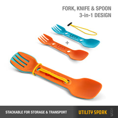 SPORK 2 Pack With Tether
